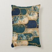Elegant Art Deco Lumbar Cushion アクセントクッション (正面(垂直))