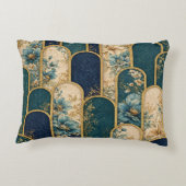 Elegant Art Deco Lumbar Cushion アクセントクッション (裏面)