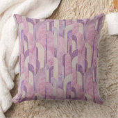 Elegant Art Deco Pink and Mauve クッション (ブランケット)