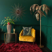 Elegant Art Nouveau Peacock クッション