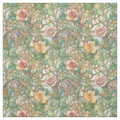 Elegant art nouveau roses ファブリック (見本)