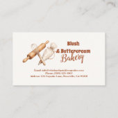 Elegant Artisan Bakery Branding 名刺 (裏面)
