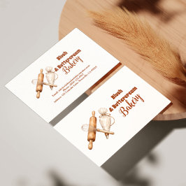 Elegant Artisan Bakery Branding 名刺