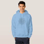 Elegant Artistic Pattern Hoodie – Minimal Design パーカ (正面フル)