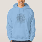 Elegant Artistic Pattern Hoodie – Minimal Design パーカ (正面)