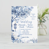 Elegant Asian-Inspired Romantic Wedding Invitation 招待状 (スタンド正面)