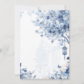 Elegant Asian-Inspired Romantic Wedding Invitation 招待状 (裏面)