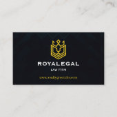 Elegant Attorney Business Card | Lawyer & Legal  名刺 (正面)