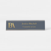 Elegant Attorney Desk Name Plate デスクネームプレート (正面)