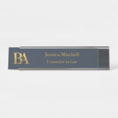 Elegant Attorney Desk Name Plate デスクネームプレート (正面)
