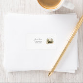 Elegant Author & Small Business Packaging Label ラベル (インサイチュ)
