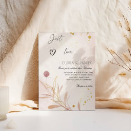 Elegant Autumn Botanical Luxury Wedding Party 招待状