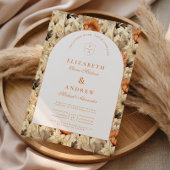 Elegant Autumn Botanical Wedding 招待状