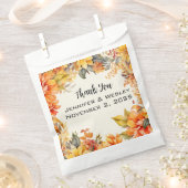 Elegant Autumn Floral Wedding  フェイバーバッグ (クリップ留めされた状態)