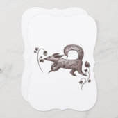 elegant autumn fox シーズンカード (正面/裏面)