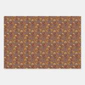 Elegant Autumn Leaf ラッピングペーパーシート (正面2)