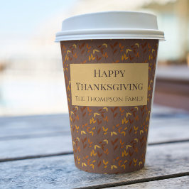 Elegant Autumn Leaf 紙コップ