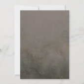 Elegant Autumn Skull and Candles Witch Party  招待状 (裏面)