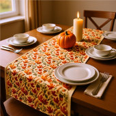 Elegant Autumn Vines & Pumpkins Thanksgiving テーブルクロス