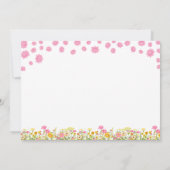 Elegant Baby Birth Announcement – with Photo 案内状 (裏面)