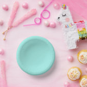 Elegant Baby & Co Black Teal Baby Shower ペーパーボウル (パーティー)