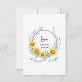 Elegant Baby personalized Flat Thank You Card サンキューカード (裏面)