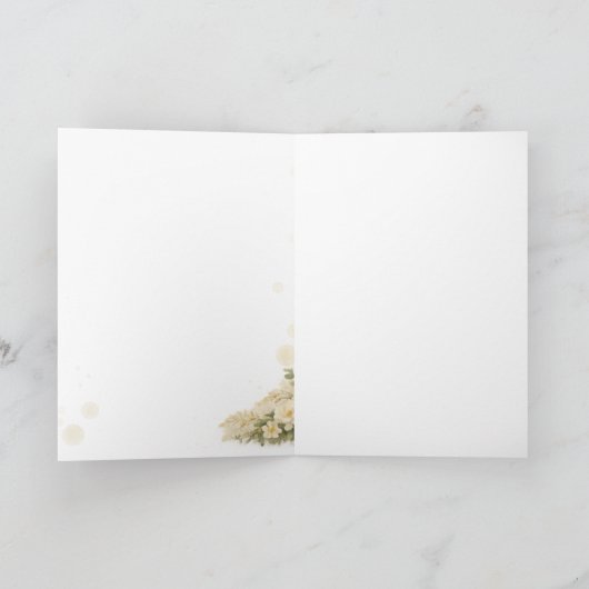 Elegant Baby Shower Invitation カード (内部)