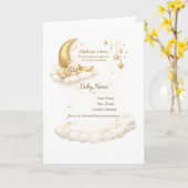 Elegant Baby Shower Invitation カード (黄色い花)