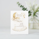 Elegant Baby Shower Invitation ポストカード (スタンド正面)
