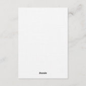 Elegant Baby Shower Invitation 招待状 (裏面)