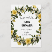 Elegant Baby Shower Invitation 招待状 (正面)