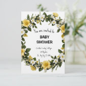 Elegant Baby Shower Invitation 招待状 (スタンド正面)