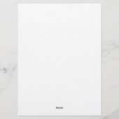 Elegant Baby Shower Invitation 招待状 (裏面)