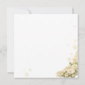 Elegant Baby Shower Invitation 招待状 (裏面)