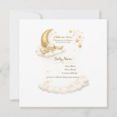 Elegant Baby Shower Invitation 招待状 (正面)