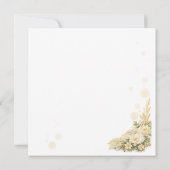 Elegant Baby Shower Invitation 招待状 (裏面)