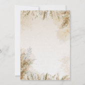 Elegant Baby Shower Invitation | Pink Floral 招待状 (裏面)