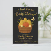 Elegant Baby Shower Invitation Template セーブザデート (スタンド正面)