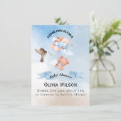 Elegant Baby Shower Invitation Template 招待状 (スタンド正面)