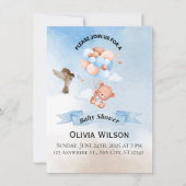 Elegant Baby Shower Invitation Template 招待状 (正面)