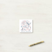 Elegant Bald Eagle America 250 Land of the Free  ポストイット (デスク上)