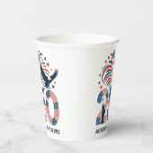 Elegant Bald Eagle America 250 Land of the Free  紙コップ (右)
