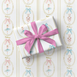 Elegant Ballerina Nutcracker Wrapping Paper ラッピングペーパー