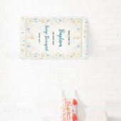Elegant Baptism | Religious Kids Christening Party 横断幕 (インサイチュ)
