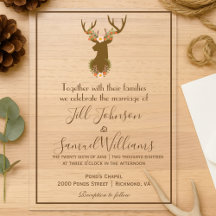 Elegant Barn inspired with Floral Antler Motive