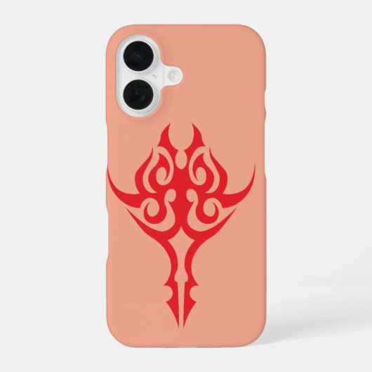 Elegant Baroque Style Ornamental Frame Design iPhone 16ケース (裏面)