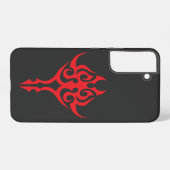 Elegant Baroque Style Ornamental Frame Design Samsung Galaxyケース (裏面横)