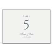 Elegant Baroque Wedding Set I Table Number Card テーブルナンバー (正面)