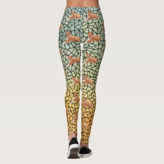 Elegant Basenji Dog  レギンス (裏面)