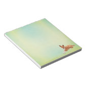 Elegant Basenji Dog Notepad ノートパッド (アングル)